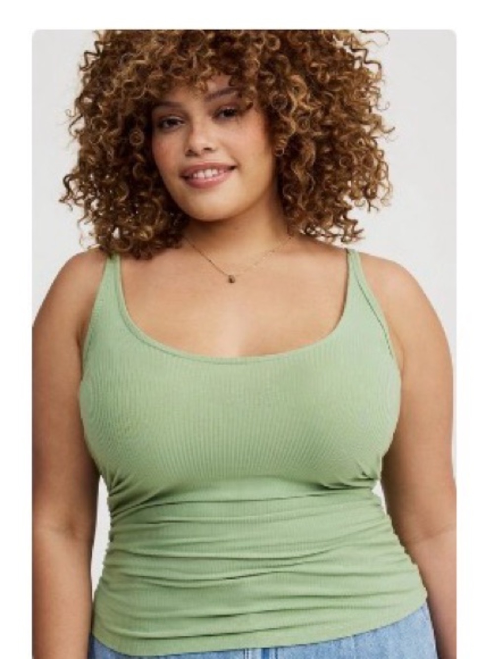 TORRID 3 SIDE RUCHED TANK